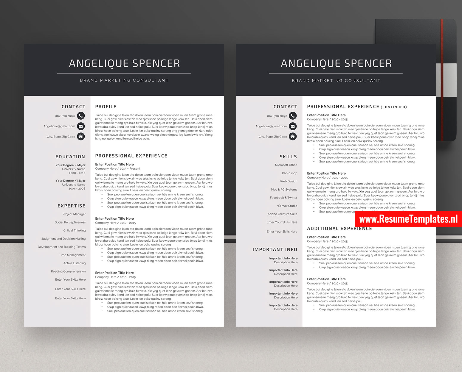2021 Modern And Professional Resume Templates For 2021 Job Finders Docx Format Super Easy To Edit Beautiful Resume Templates Fonts And Icons Resumetemplates Nl