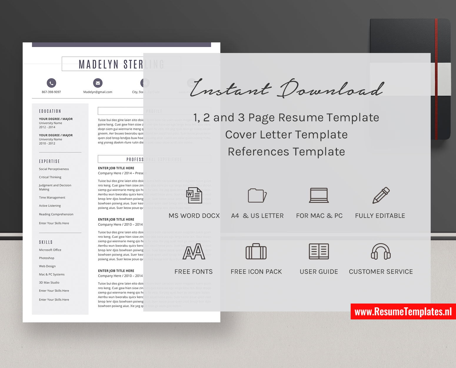 Ms Office Template Resume from www.resumetemplates.nl