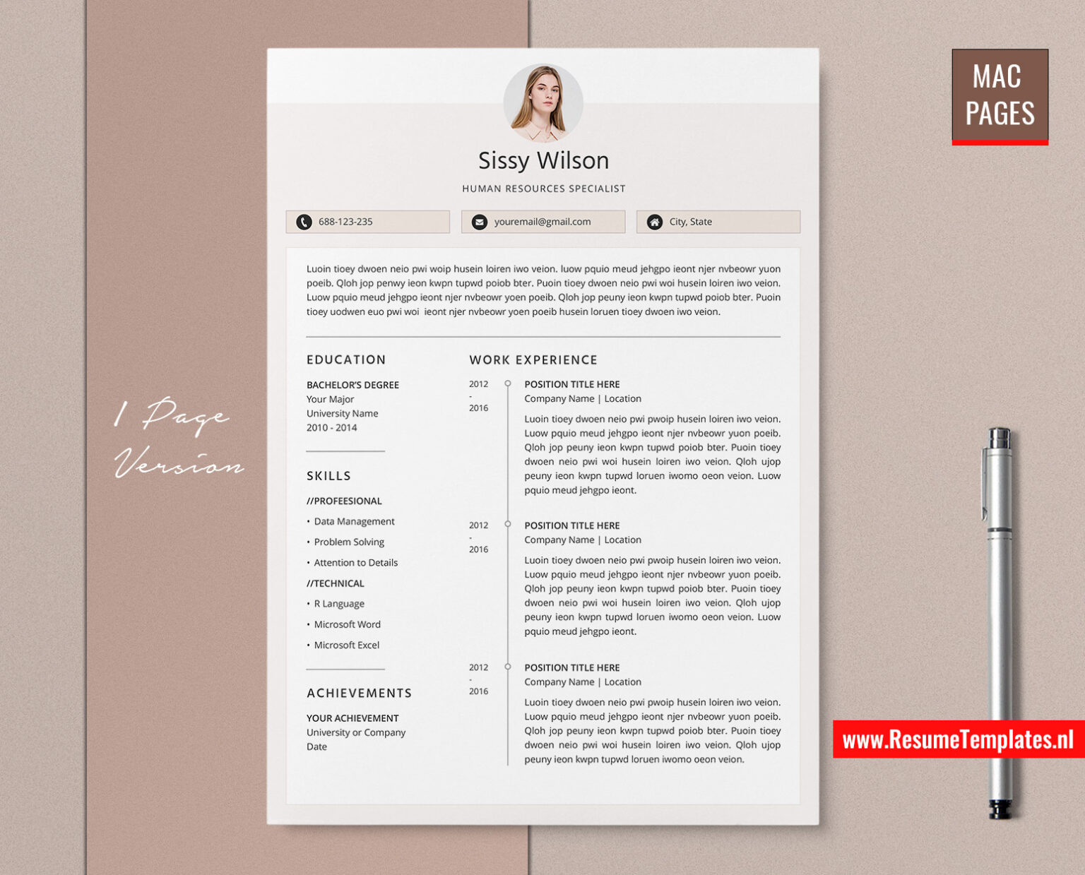 for-mac-pages-modern-cv-template-resume-template-for-mac-pages-with-cover-letter-and
