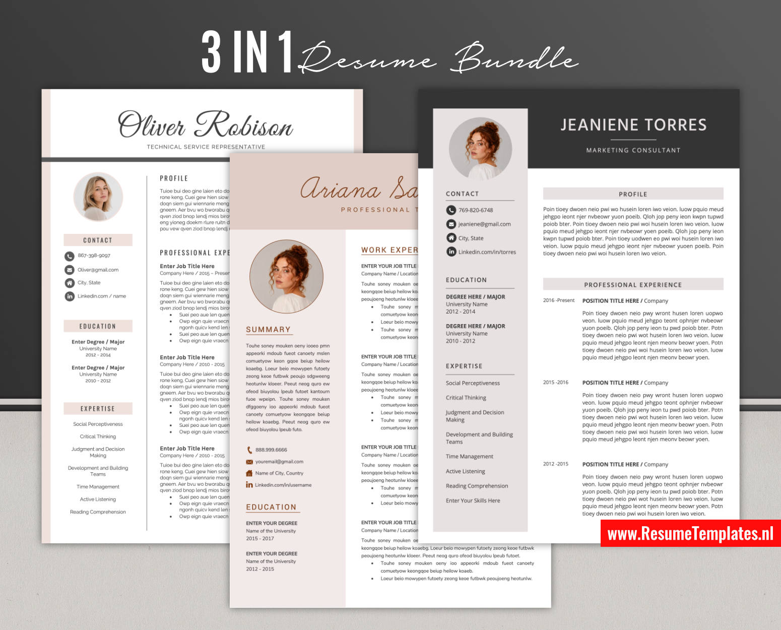 www.ResumeTemplates.nl-reusme template for ms word images
