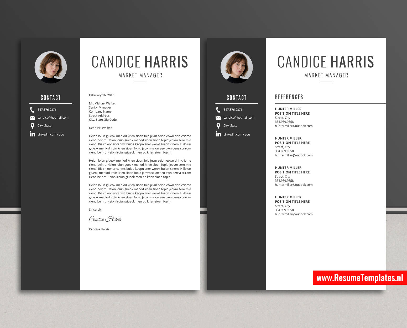 www.ResumeTemplates.nl-reusme template for ms word images