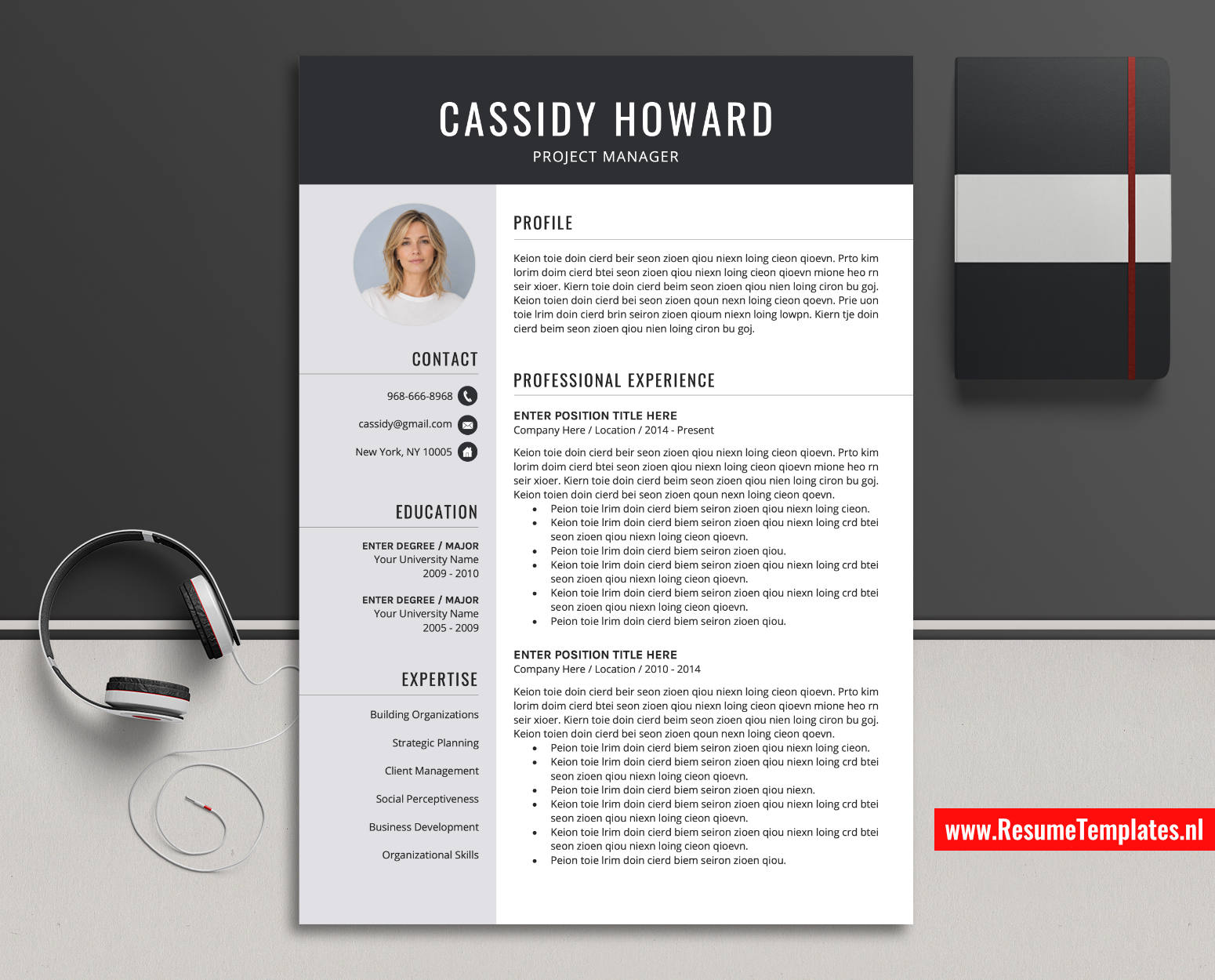 www.ResumeTemplates.nl-reusme template for ms word images