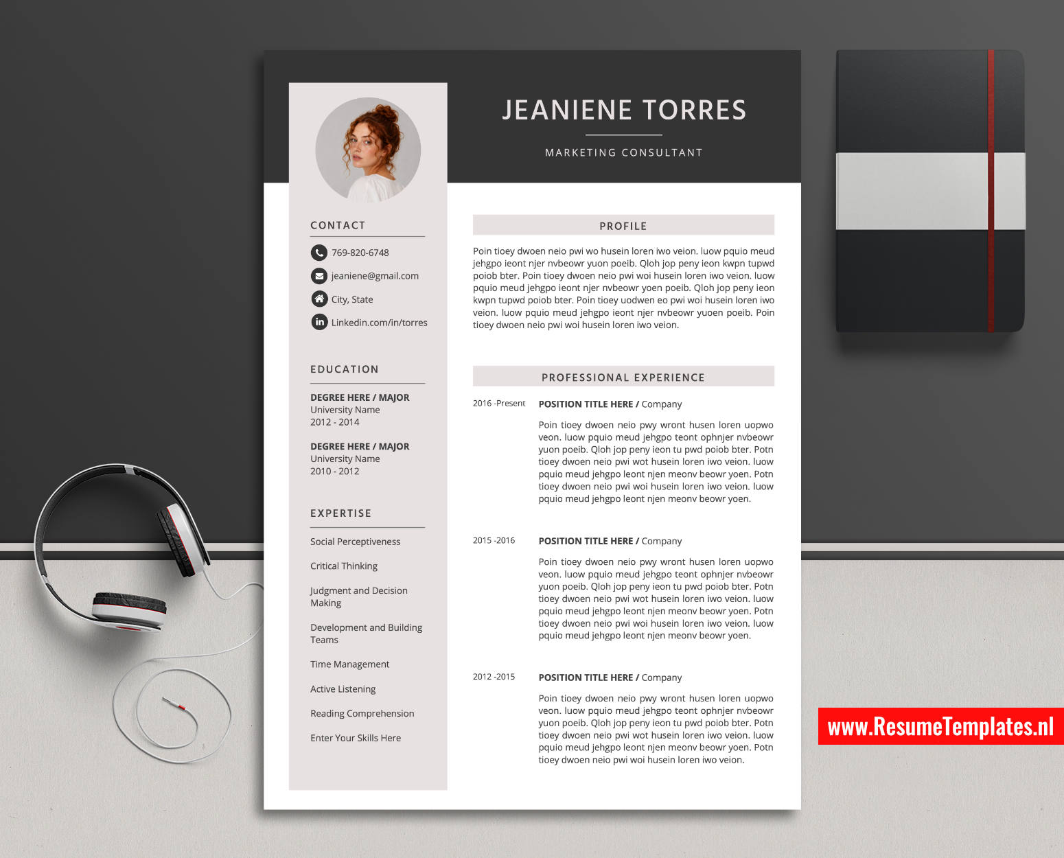 www.ResumeTemplates.nl-reusme template for ms word images