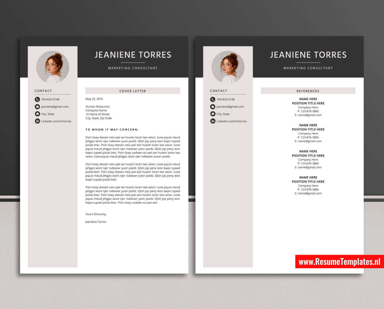 www.ResumeTemplates.nl-reusme template for ms word images