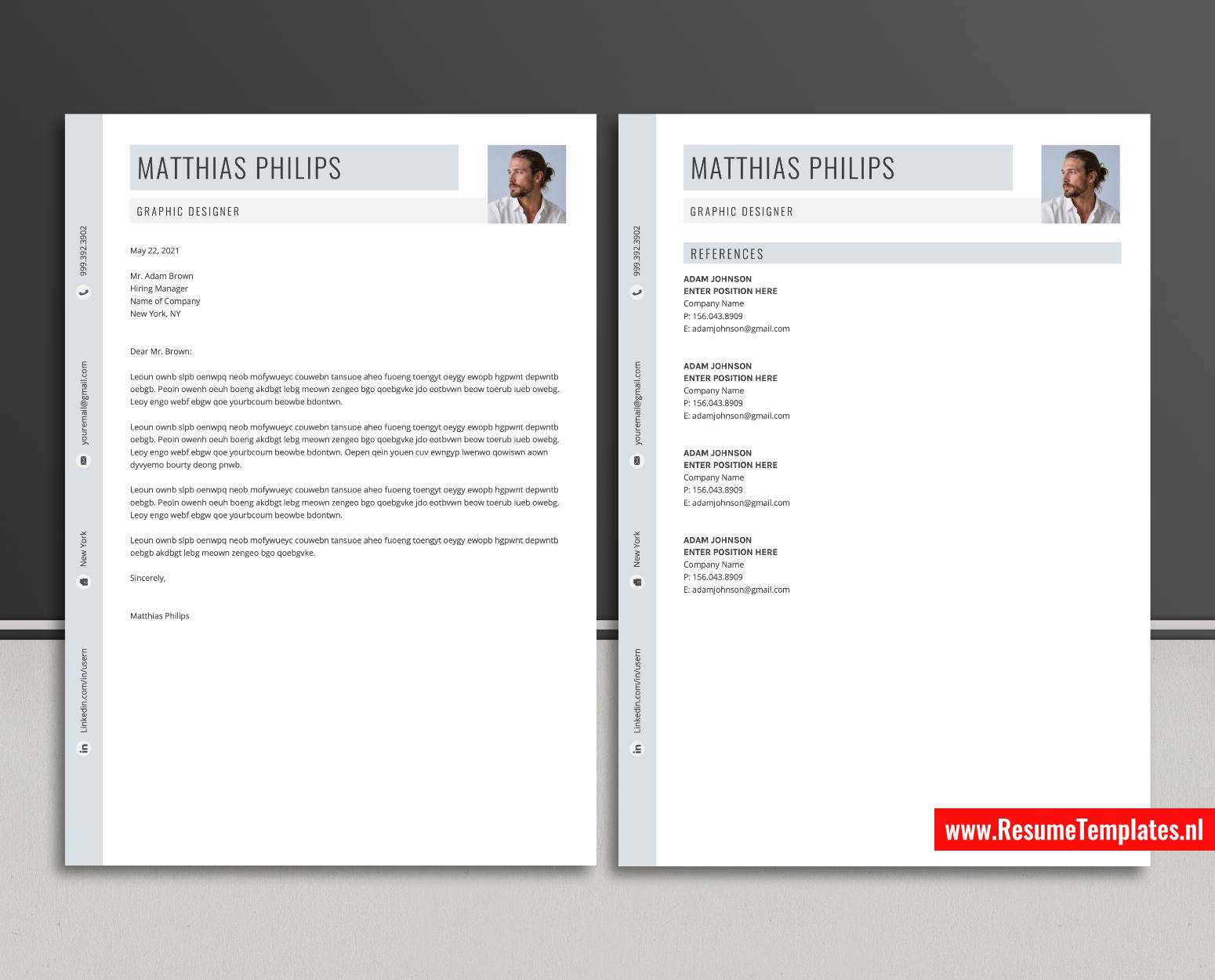 www.ResumeTemplates.nl-reusme template for ms word images