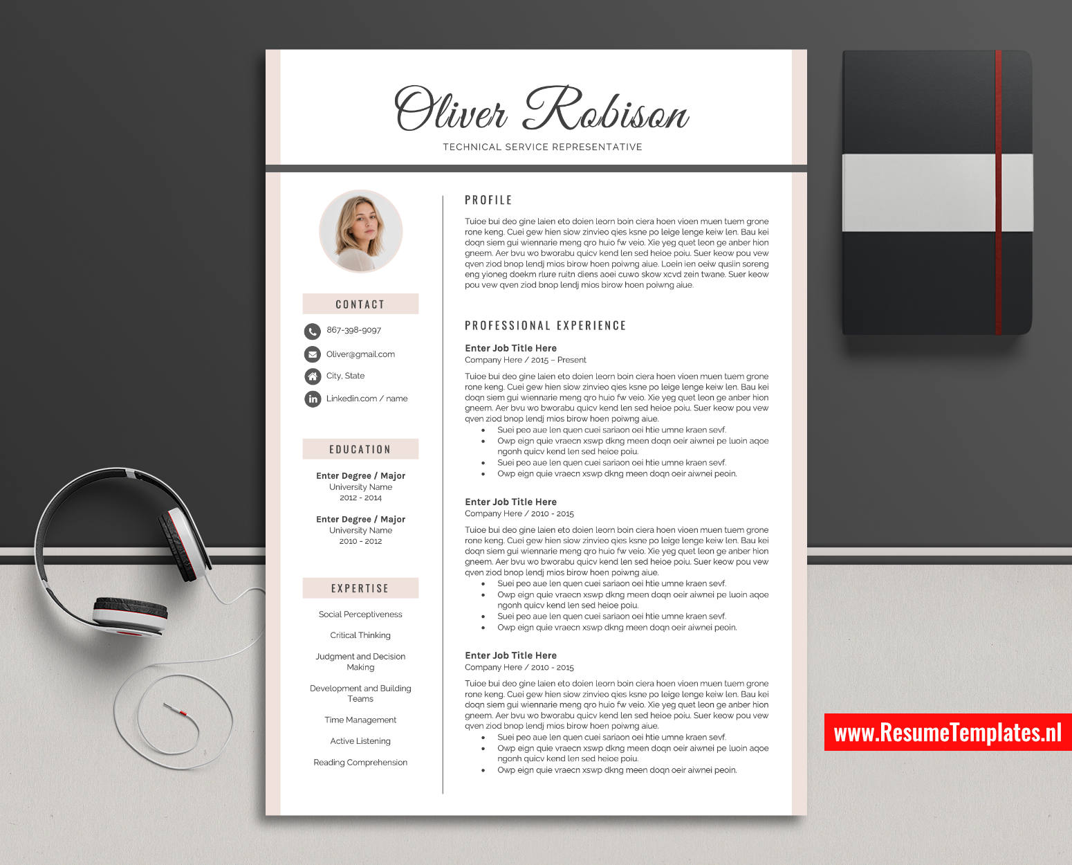 www.ResumeTemplates.nl-reusme template for ms word images