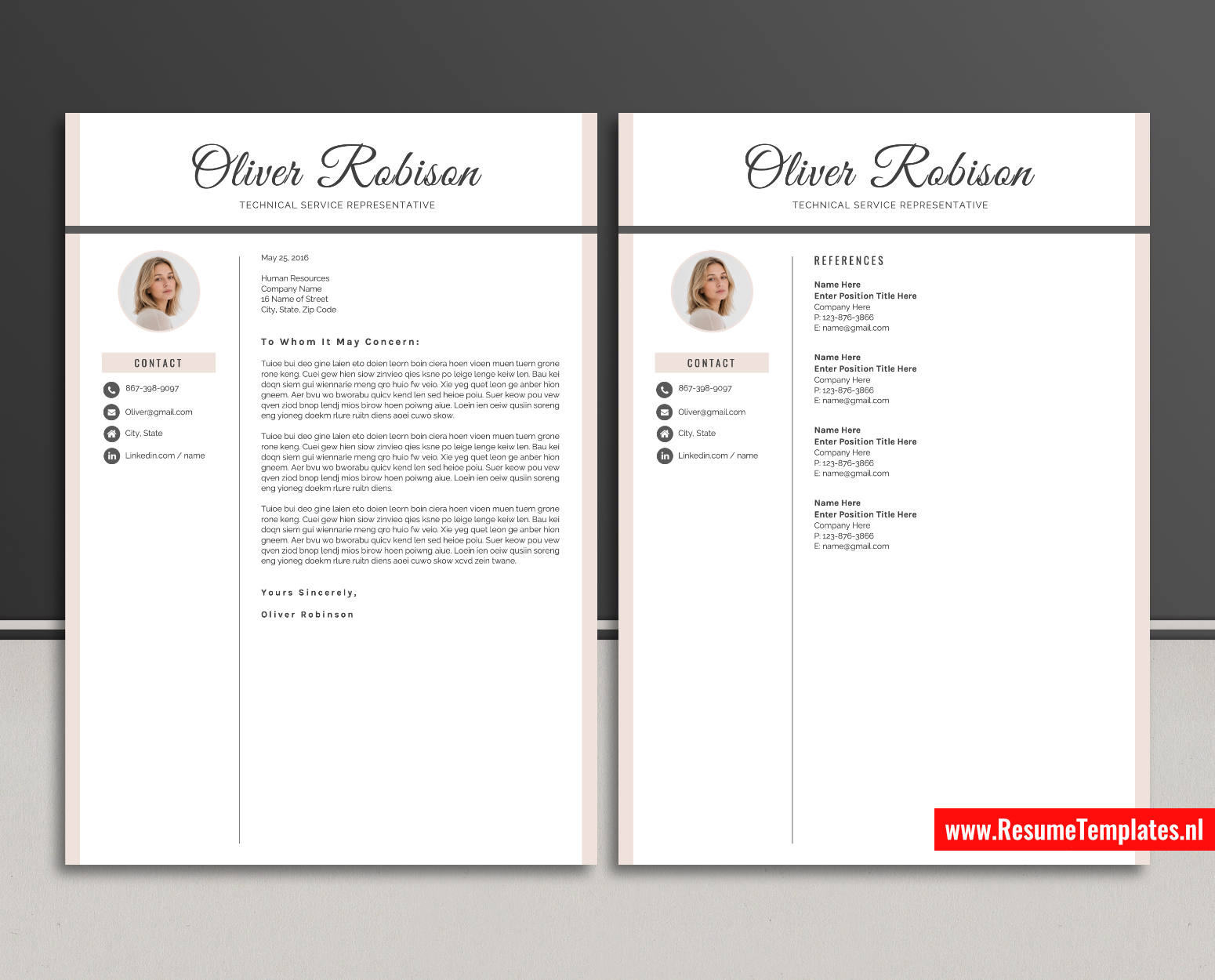 www.ResumeTemplates.nl-reusme template for ms word images