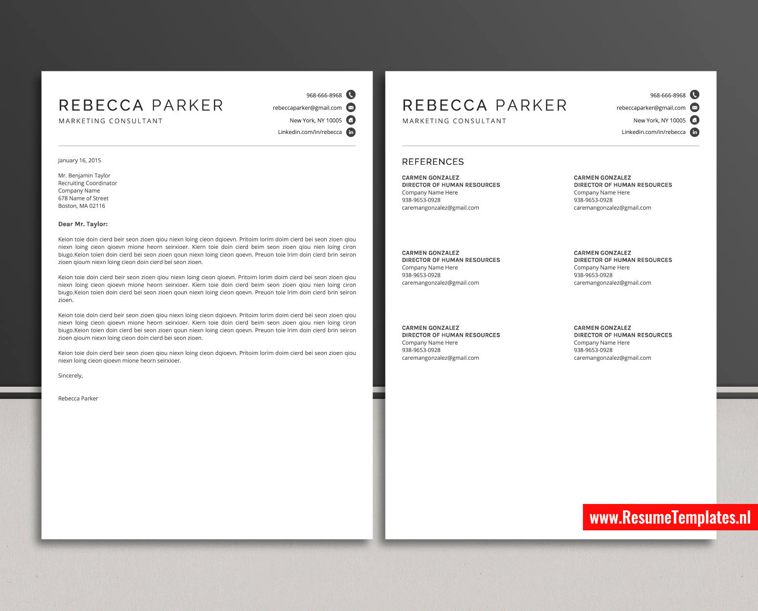 www.ResumeTemplates.nl-reusme template for ms word images