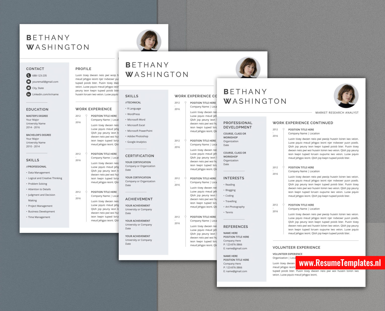 www.ResumeTemplates.nl-resume template for mac pages