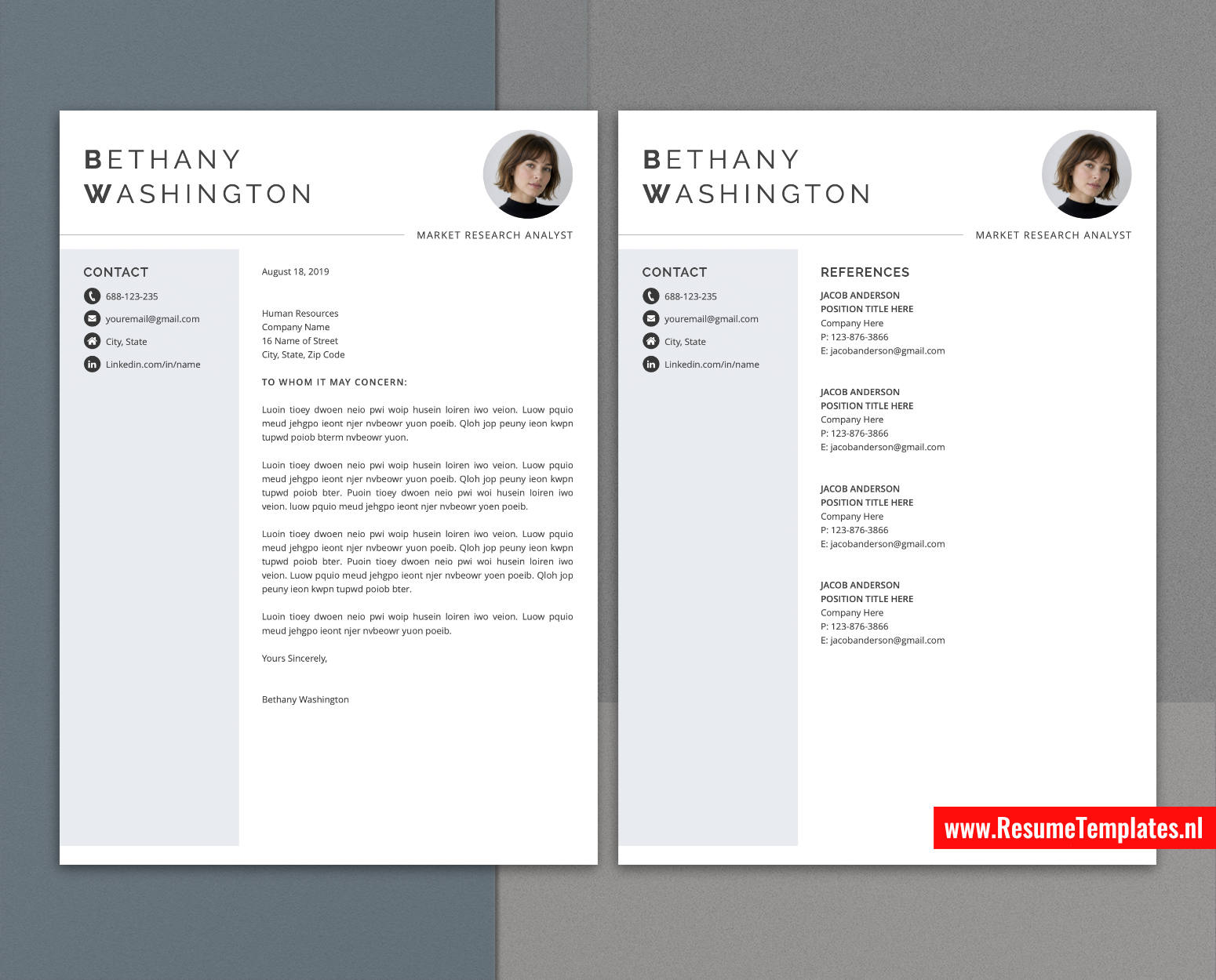 www.ResumeTemplates.nl-resume template for mac pages