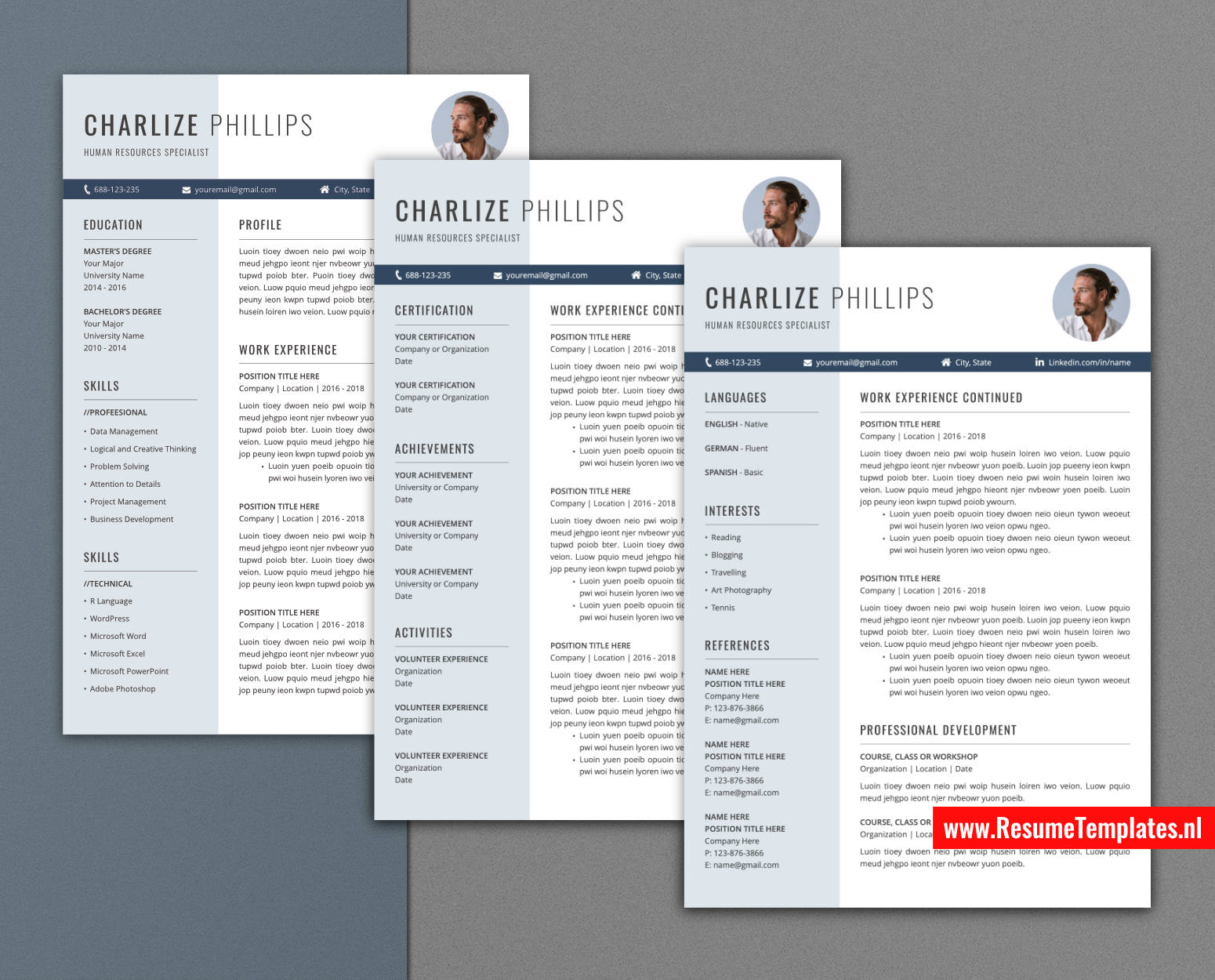 www.ResumeTemplates.nl-resume template for mac pages